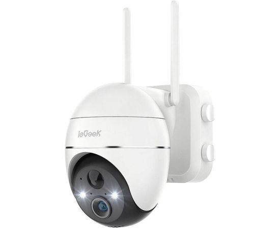 Wireless 3MP WiFi outdoor camera ieGeek ZS-GX1S white 5200mAh