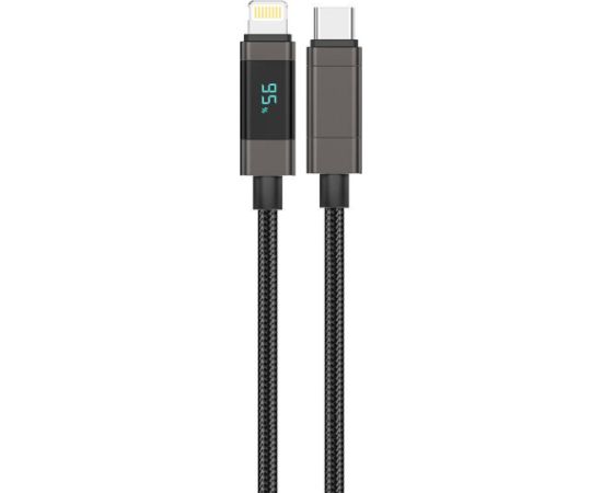 Foneng XS05 PD27W USB-C to Lightning cable, 1.2m (black) Data USB kabeļi