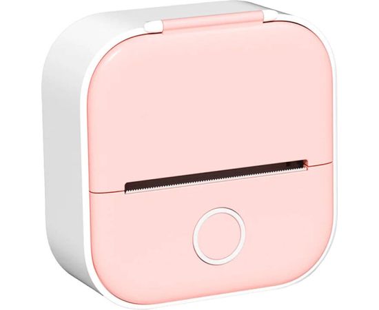 Phomemo T02 portable label printer pink case