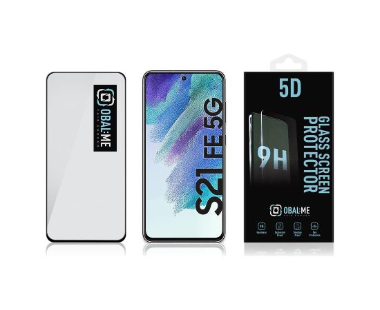 OBAL:ME 5D Стекло Защитный экран для Samsung Galaxy S21 FE 5G Черный