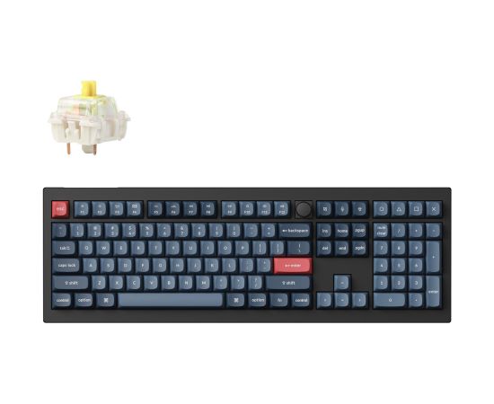 Keychron V6 Max RGB - US Layout - Hot-Swappable Gateron Jupiter Brown Wireless Keyboard / V6M-D4