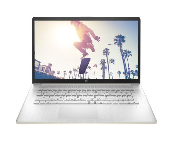 HP Laptop 17-cp2012ny - Ryzen 5 7520U, 8GB, 256GB SSD, 17.3 HD+ 250-nit AG, 720p cam, US keyboard, 41Wh, Natural silver, Win 11 Home, 1 years / A5QR4EA#B1R