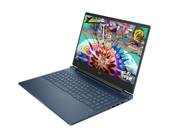 Victus by HP Gaming Laptop 16-s1002ny - Ryzen 5 8640H, 16GB, 1TB SSD, 16.1 FHD 300-nit 144Hz AG, GeForce RTX 4060 8GB, 1080p cam, US backlit keyboard, 70Wh, Performance blue, Win 11 Home, 1 years / A14VMEA#B1R