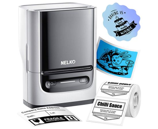 Nelko PM220 thermal label printer (white)