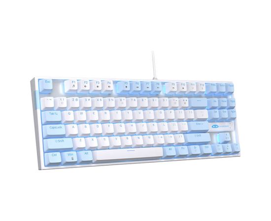 MageGee MK-STAR wired keyboard (blue and white)