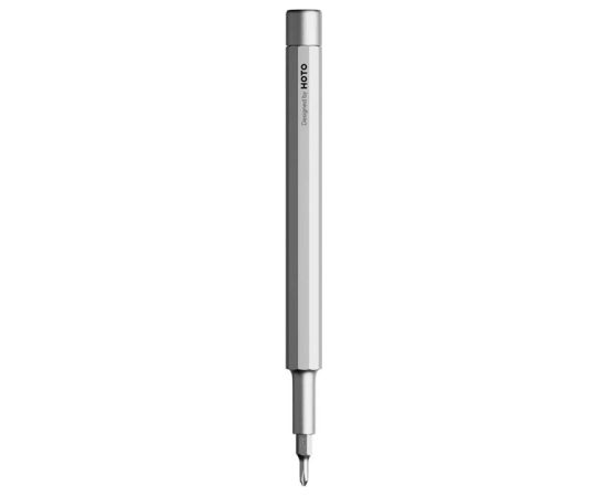 Pocket precision screwdriver and fountain pen 5-in-1 HOTO QWLSD013 (silver)