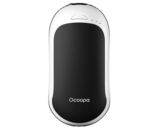 Ocoopa HotPal PD 5000 mAh hand warmer with powerbank function, USB-C, white and black