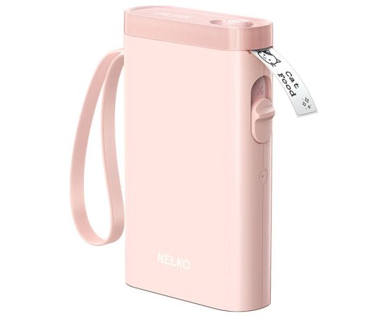 Nelko P21 thermal label printer (pink)