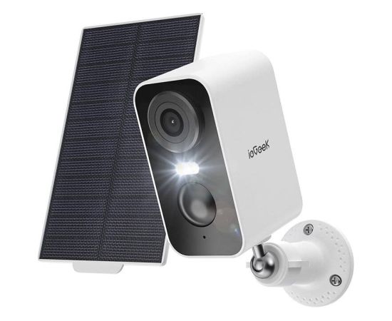Wireless 3MP WiFi outdoor camera ieGeek ZS-GX3S white with solar panel