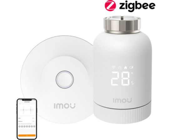 IMOU KIT-TRV1-EU-2 ZigBee thermostatic head kit with 6 adapters and gateway