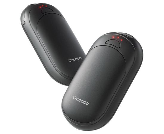 Ocoopa UT3 Lite 2x2500 mAh hand warmer, USB-C, black/black