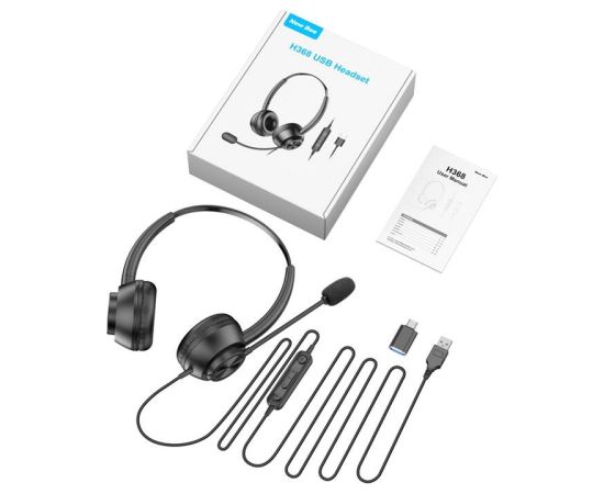 Wired headset with microphone New Bee H368