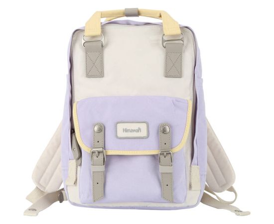 Himawari 194L 14'' laptop backpack (purple and sand)