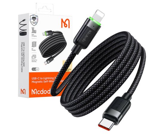 Mcdodo CA-2010 USB-C to Lightning cable, 36W, self-winding