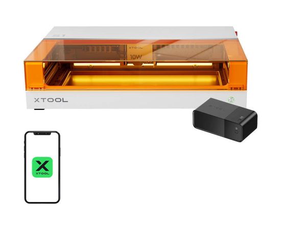 2-in-1 laser engraving machine xTool S1 40W Basic (White)