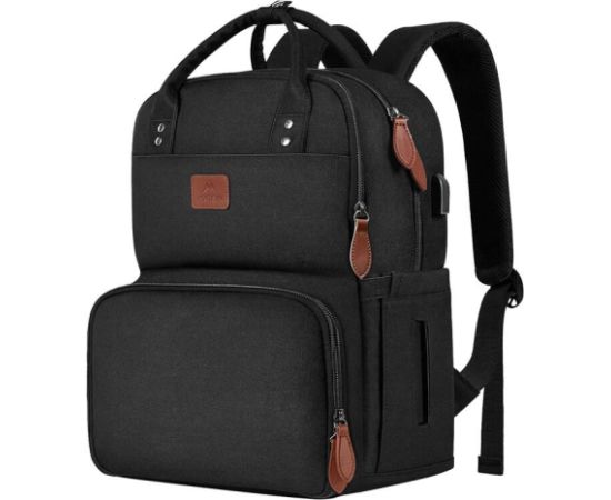 Laptop Backpack / Lunch Bag 15.6'' Matein 1162 USB Black