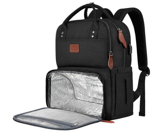 Laptop Backpack / Lunch Bag 15.6'' Matein 1162 USB Black
