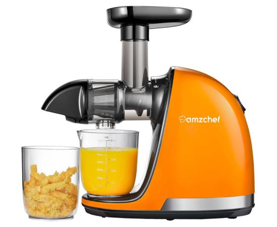 AMZCHEF 1501-OG-SM (orange) slow juicer.
