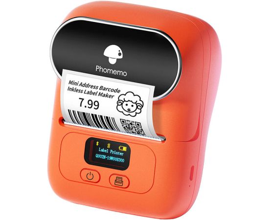 Phomemo M110 portable label printer (orange)