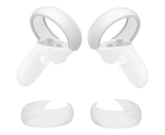 Kiwidesign Controller Protective Cover Kiwi Design Q26-2.1 for Meta Quest 2 White