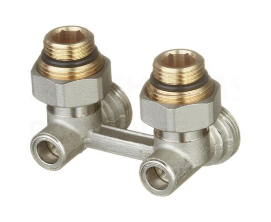Dubultbloks Purmo 3/4' x 1/2', leņķis