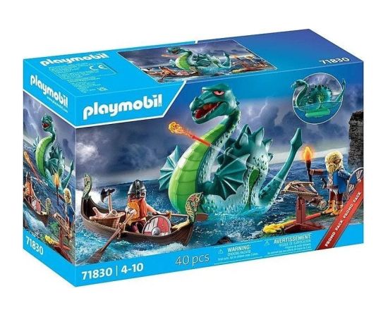 Playmobil Zestaw z figurkami My Life 71830 Wiking z morskim potworem