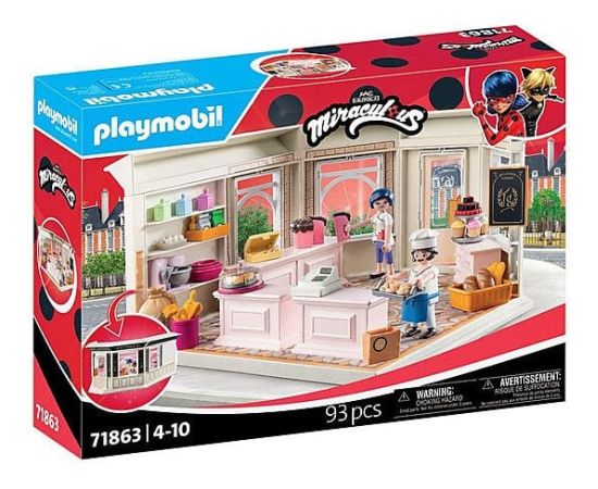 Playmobil Zestaw figurek Miraculum 71863 Francuska piekarnia