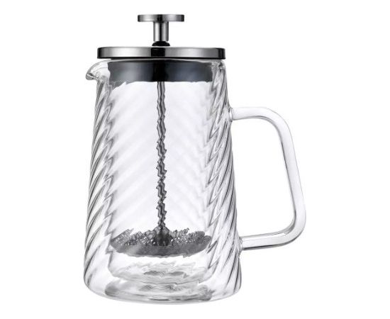 Virzuļa tipa kafijas/tējas pagatavotājs, stikla, 0,35 L, Klausberg, KB 7762