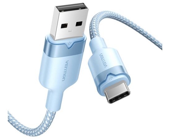 USB 2.0 A to USB-C 3A cable Vention CTNLF 1M (blue)
