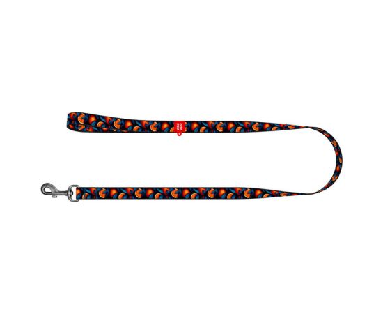 Nylon dog leash, pattern ''Oranges'' length 122 cm Waudog