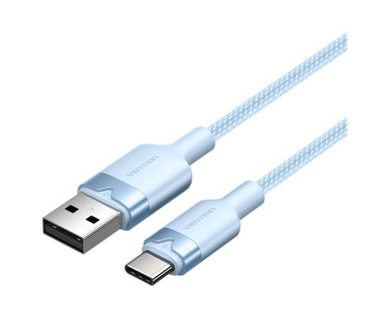 USB 2.0 A to USB-C 3A cable Vention CTNLH 2M (blue)