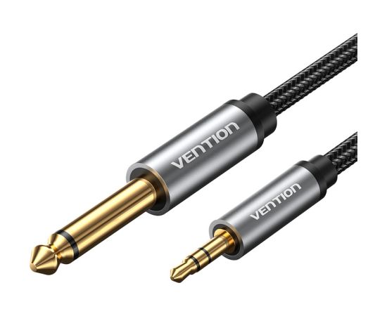 Audio cable mini jack 3.5mm male to jack 6.35mm male Vention BCYHH 2m