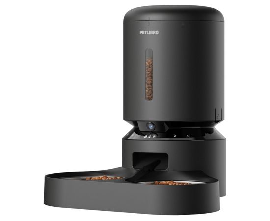 Petlibro Granary camera kama dispenser with double bowl, 5L (black)