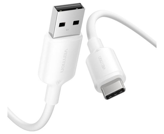 USB 2.0 A to USB-C 3A cable Vention CTQWF 1M (white)