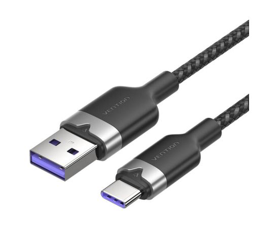 USB 2.0 A to USB-C 6A Vention CTOBH 2M cable (black)