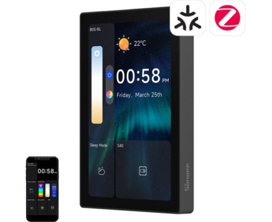 SONOFF NSPanel Pro 120 Smart Control Panel Matter WiFi/Bluetooth/ZigBee (black)