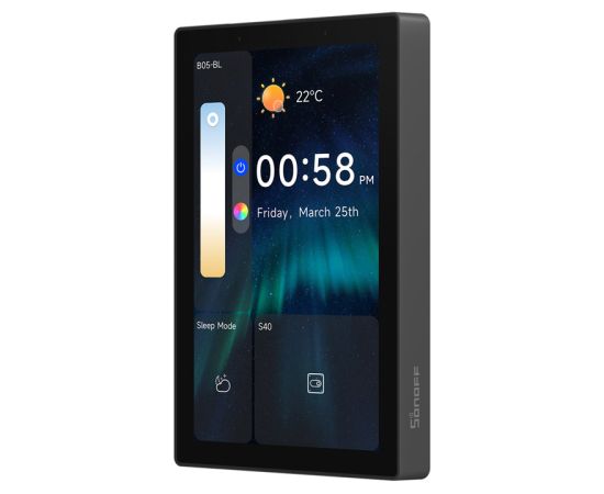 SONOFF NSPanel Pro 120 Smart Control Panel Matter WiFi/Bluetooth/ZigBee (black)