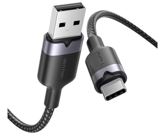USB 2.0 A to USB-C 3A cable Vention CTNBF 1 M (black)