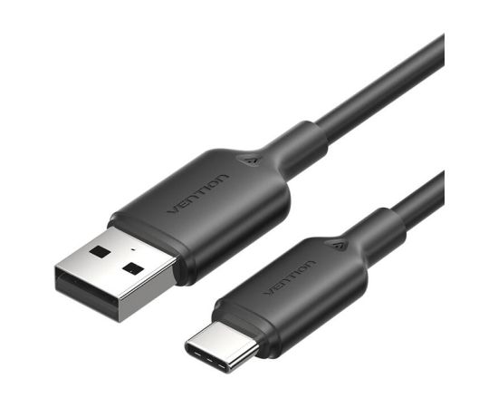 USB 2.0 A to USB-C 3A cable Vention CTQBH 2M (black)