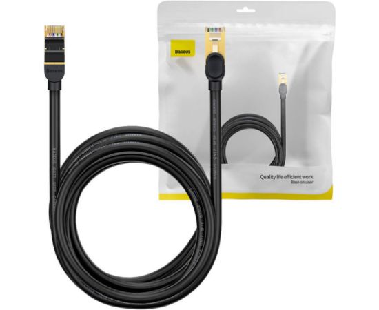 Baseus Ethernet RJ45, 10Gbps, 8m network cable (black)