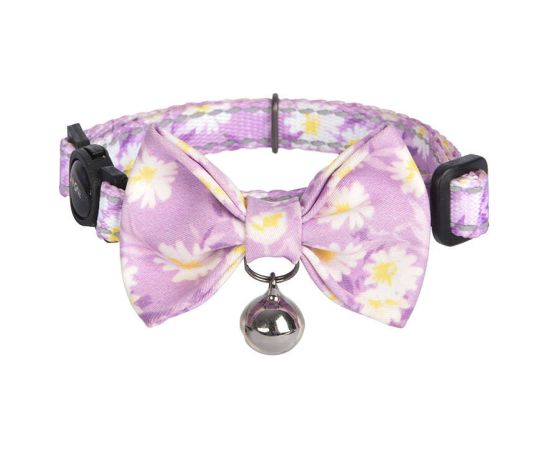 Collar set Dogness for cats 2 pcs (Calamus Purple/Polka Dot Purple)