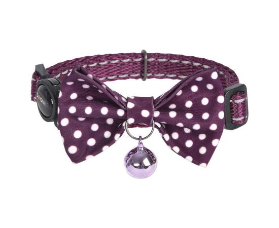 Collar set Dogness for cats 2 pcs (Calamus Purple/Polka Dot Purple)
