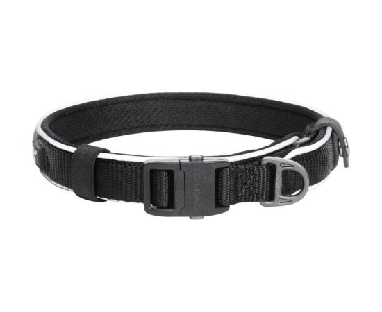 Reflective collar Dogness size L (Black)