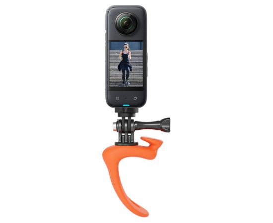 Telesin multifunctional silicone mount for sports cameras (orange)