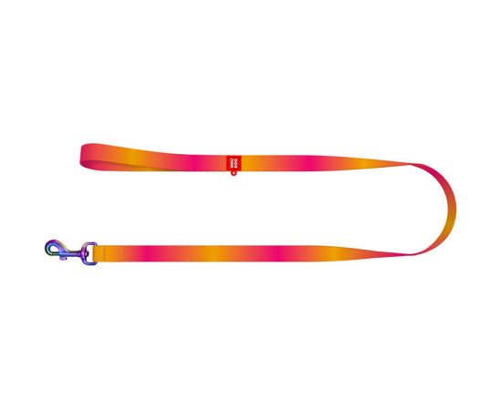 WAUDOG gradient nylon dog leash, 15mm wide, 122cm long, orange