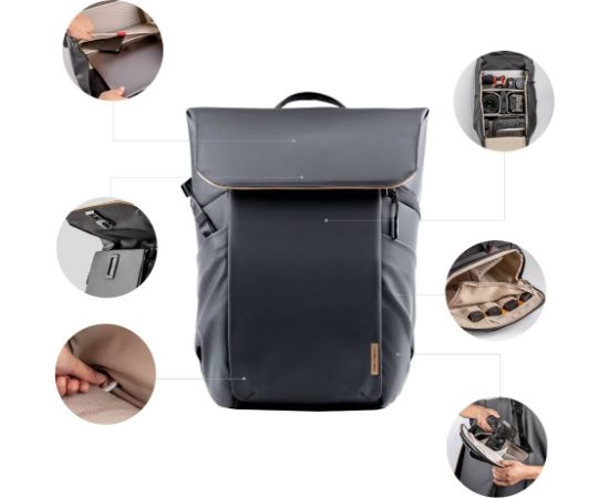 Backpack PGYTECH OneGo Air 25L (obsydian black)