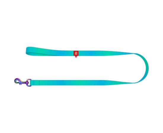 WAUDOG gradient nylon dog leash, length 122 cm blue