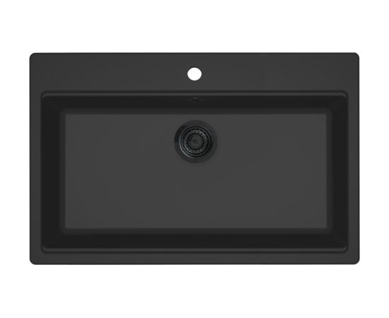 Reginox virtuves izlietne Florence 72 Tapwing, viena bļoda, 790x510 mm, nero black