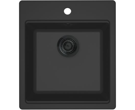 Reginox virtuves izlietne Florence 40 Tapwing, viena bļoda, 450x510 mm, nero black