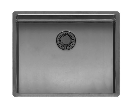 Reginox virtuves izlietne New York Comfort 50x40 (L), viena bļoda, 540x440 mm, gun metal II